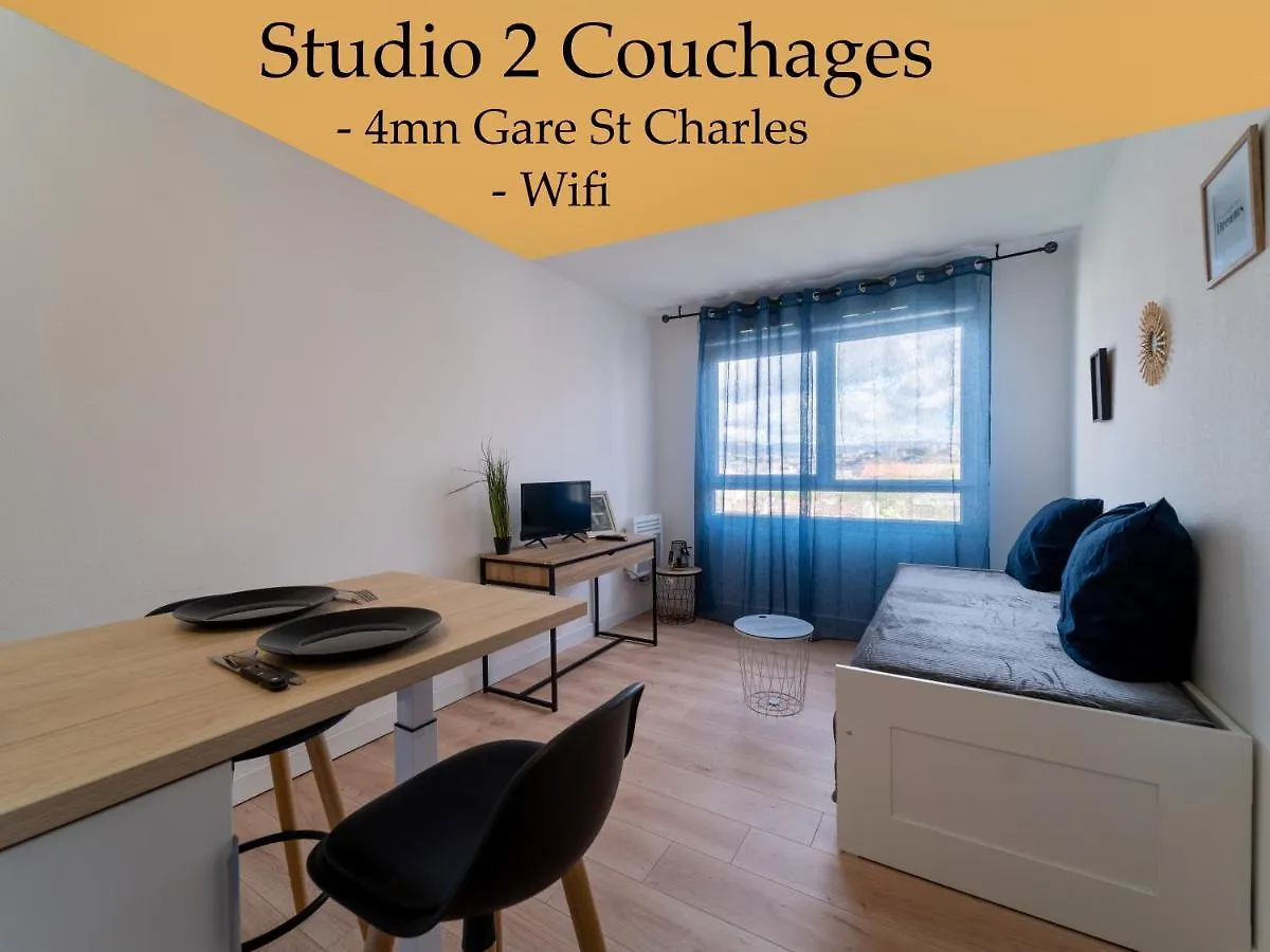 Appartement Climatise Avec Parking A 6Min A Pied De La Gare St Charles Marsella