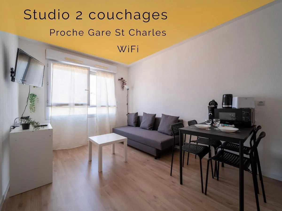 Apartamento Appartement Climatise Avec Parking A 6Min A Pied De La Gare St Charles Marsella