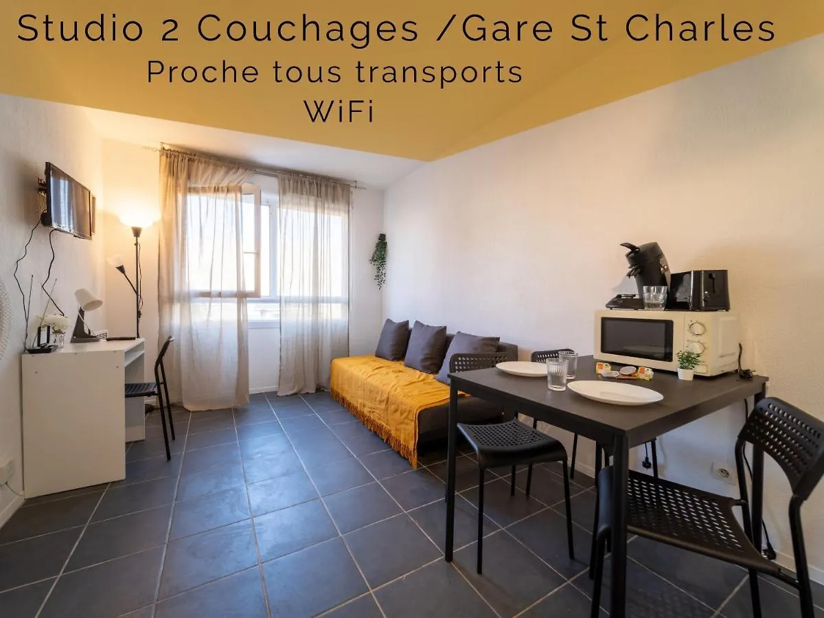 Appartement Climatise Avec Parking A 6Min A Pied De La Gare St Charles Marsella