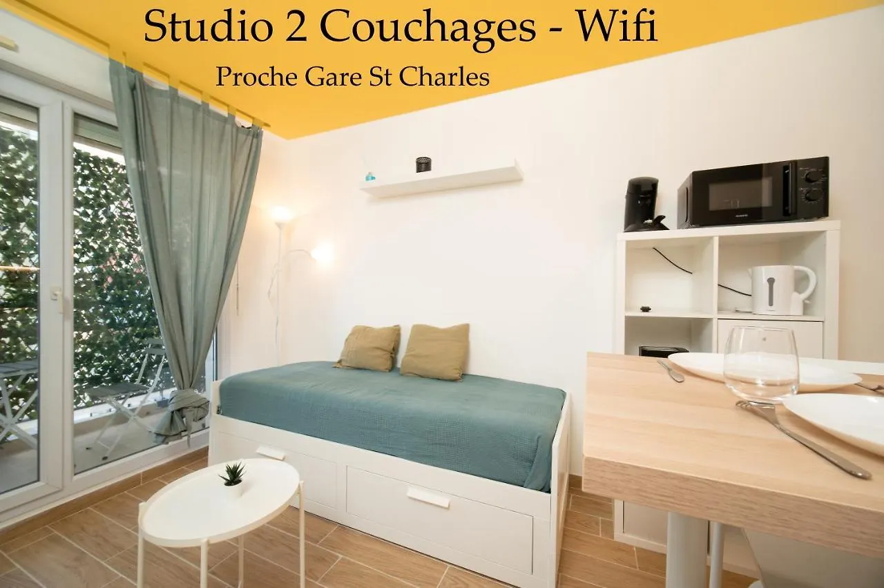 Appartement Climatise Avec Parking A 6Min A Pied De La Gare St Charles مارسيليا