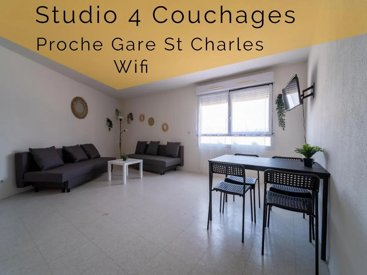 Appartement Climatise Avec Parking A 6Min A Pied De La Gare St Charles مارسيليا