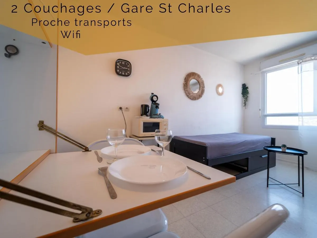 Appartement Climatise Avec Parking A 6Min A Pied De La Gare St Charles مارسيليا شقة