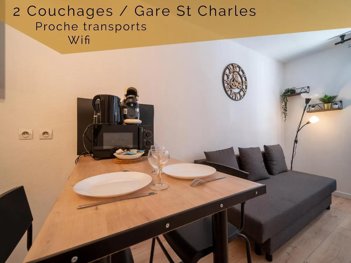 Appartement Climatise Avec Parking A 6Min A Pied De La Gare St Charles مارسيليا فرنسا